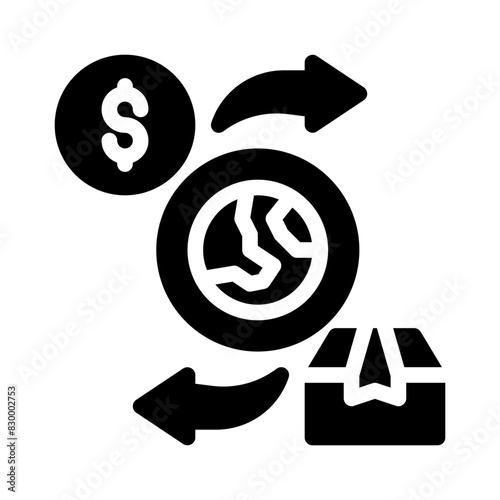 purchasing glyph icon