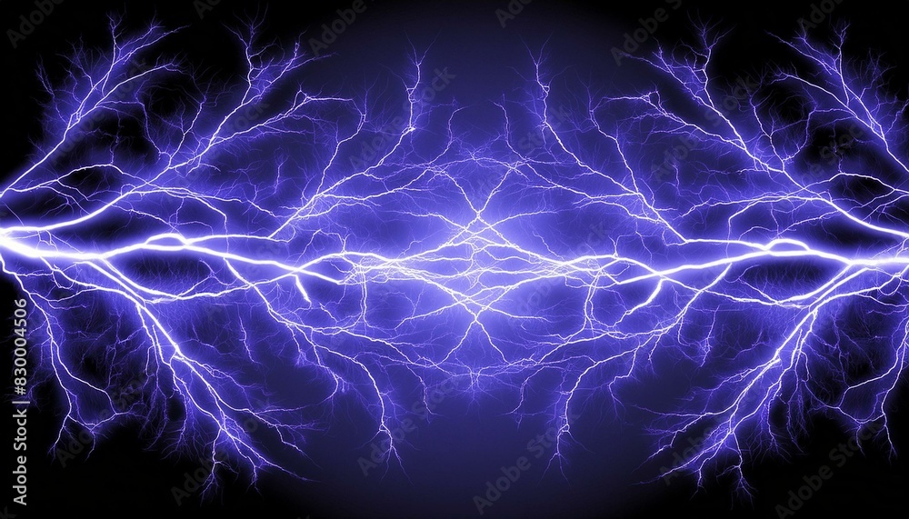 Obraz premium 青紫色の電流背景_03