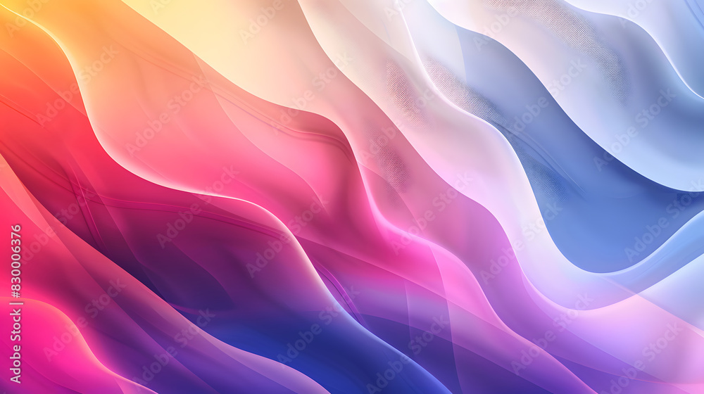Trendy simple fluid color gradient abstract background with dynamic wave line effect. Vector Illustration For Wallpaper, Banner, Background, Card, Book Illustration, landing. Generative AI.