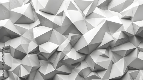 Vector abstract gray, triangles background illustration. Generative AI.
