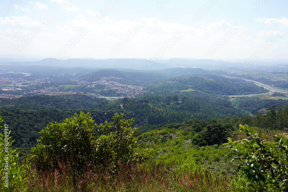 Beautiful view from Jaragua Peak, Jaraguá State Park, Sao Paulo, Brazil Beautiful view from Jaragua Peak, Jaraguá State Park, Sao Paulo, Brazil