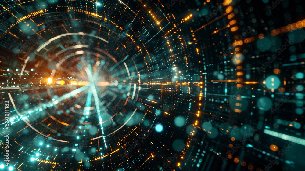 Obraz premium technology background