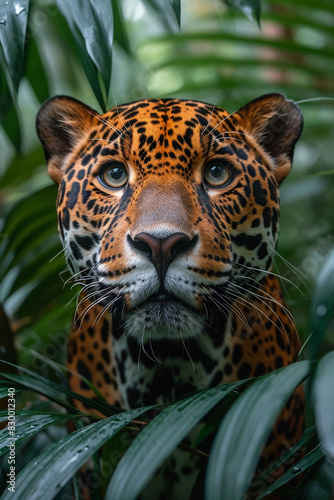 Portrait of jaguar leopard