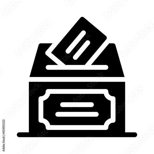 voting glyph icon