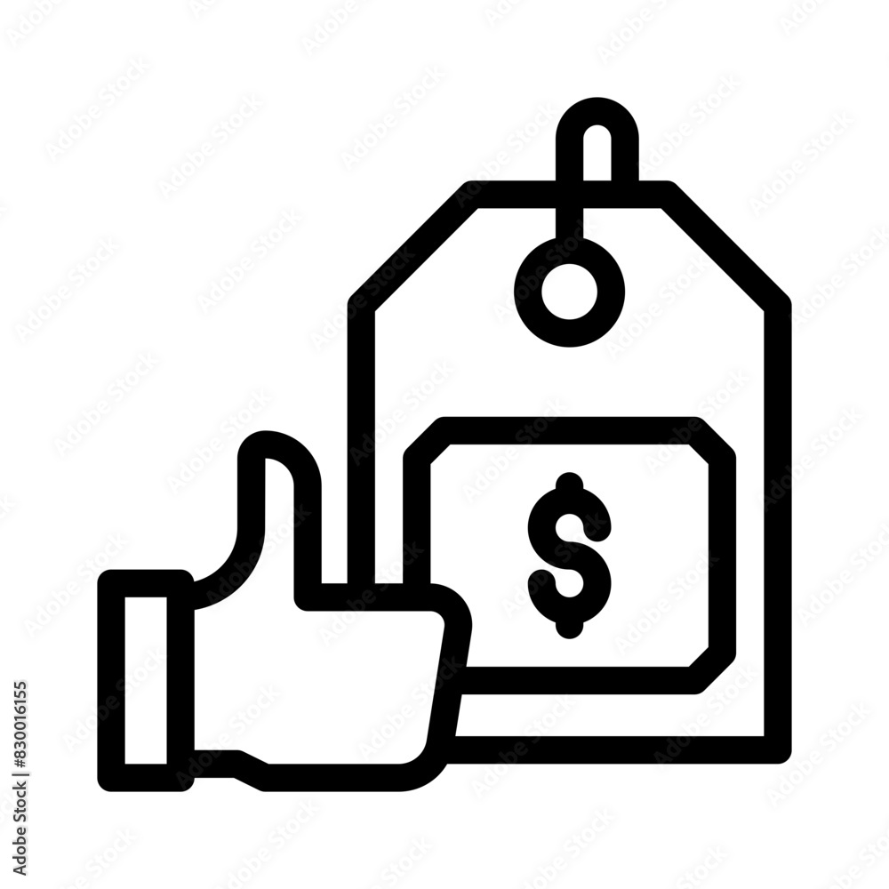 best price line icon best price line icon