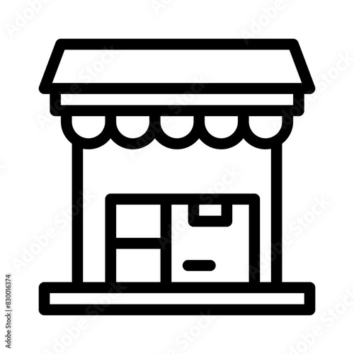 wholesaler line icon