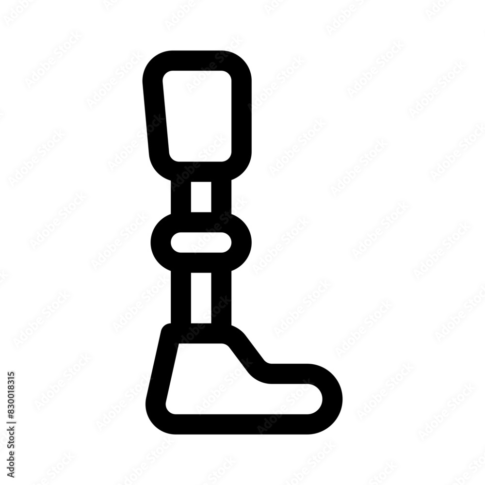 prosthesis line icon prosthesis line icon