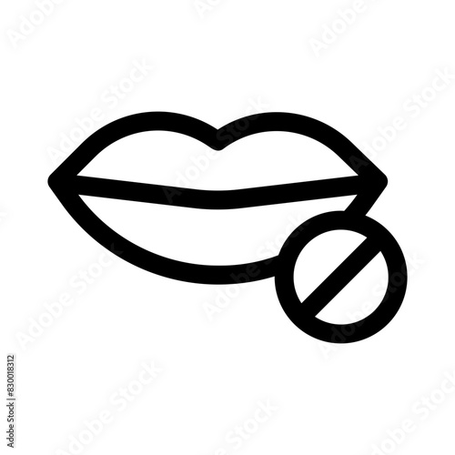 mute line icon