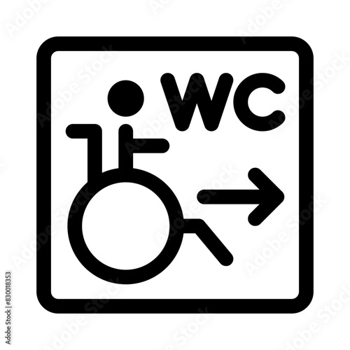 wc line icon