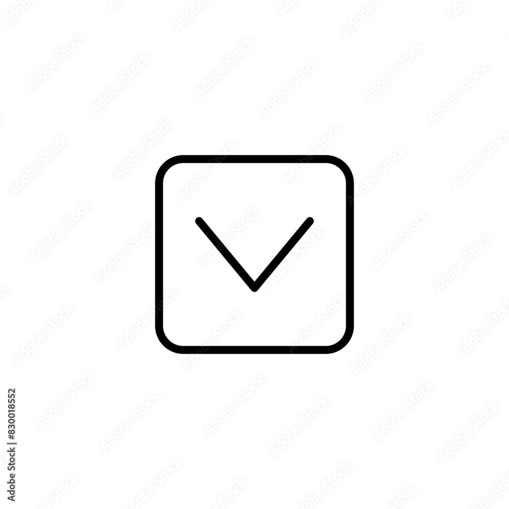down arrow line icon down arrow line icon