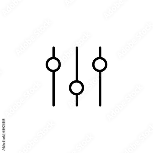 equalizer line icon