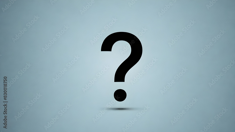 Big question mark, ai generated