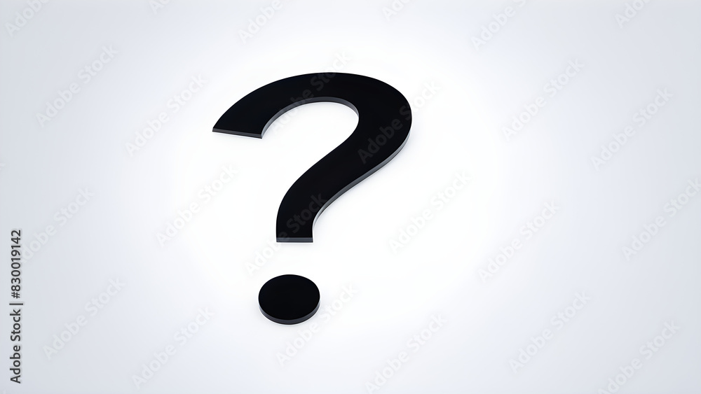Big question mark, ai generated Big question mark, ai generated
