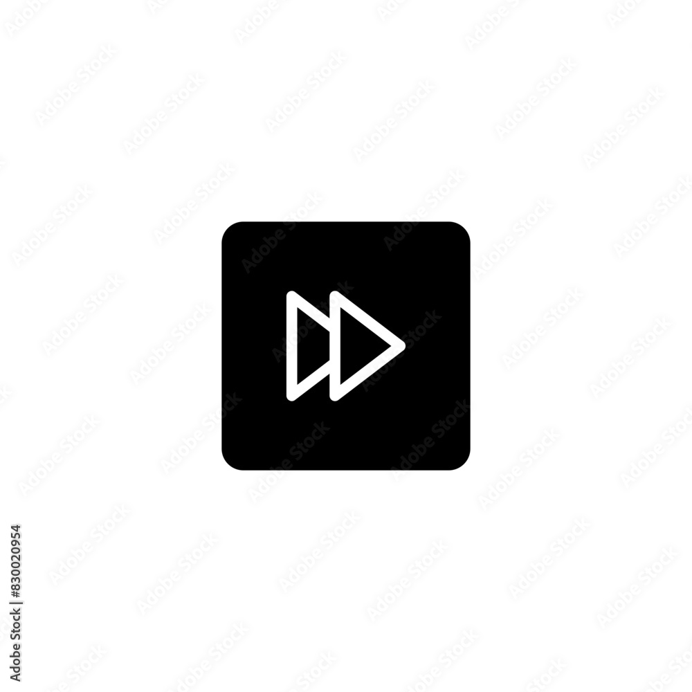 fast forward glyph icon fast forward glyph icon