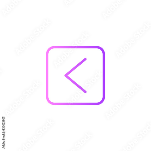 previous gradient icon