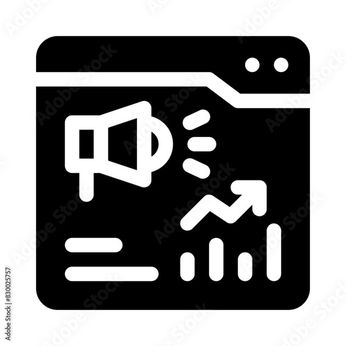 marketing glyph icon