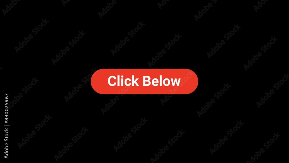 Click Below Button Hand Cursor Clicking Animation Click Below Button Hand Cursor Clicking Animation