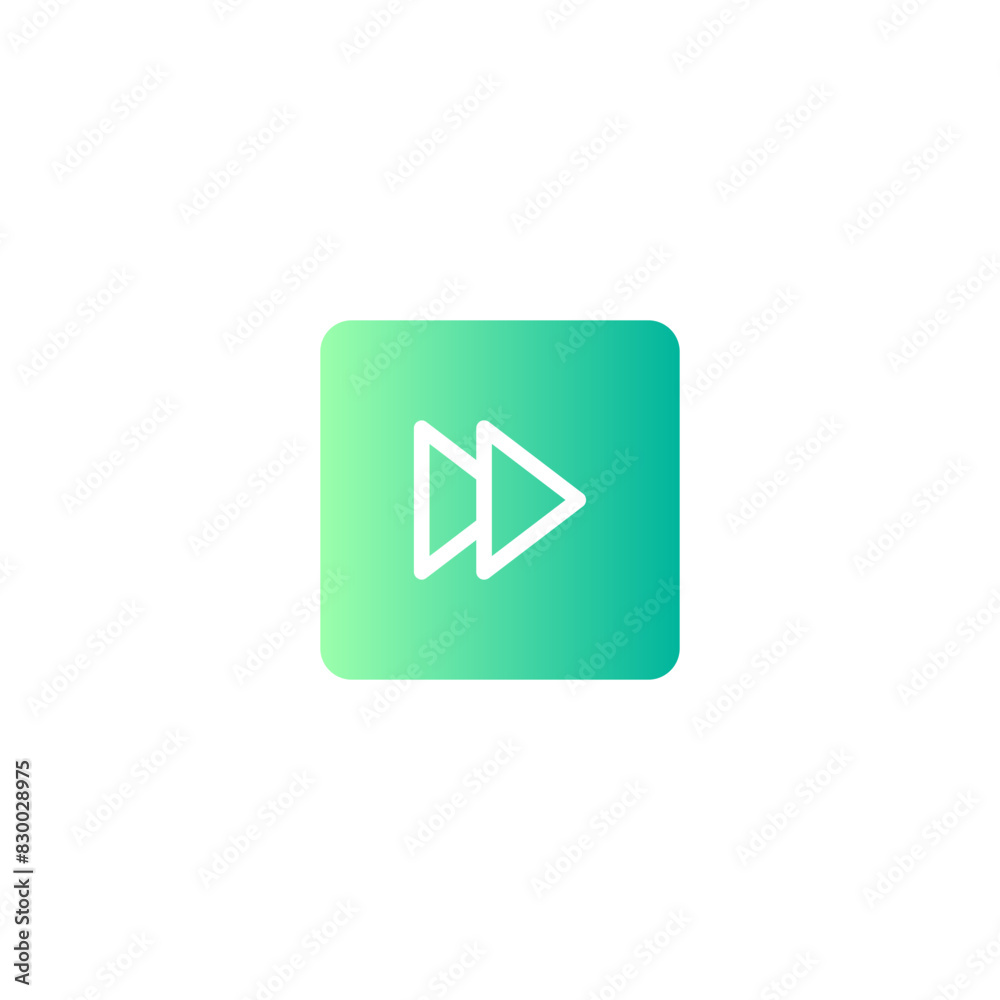 fast forward gradient icon fast forward gradient icon