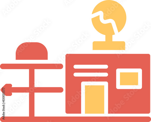 Weather Station Vector Icon