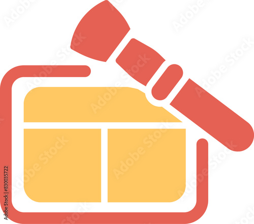 Blushon Brush Vector Icon