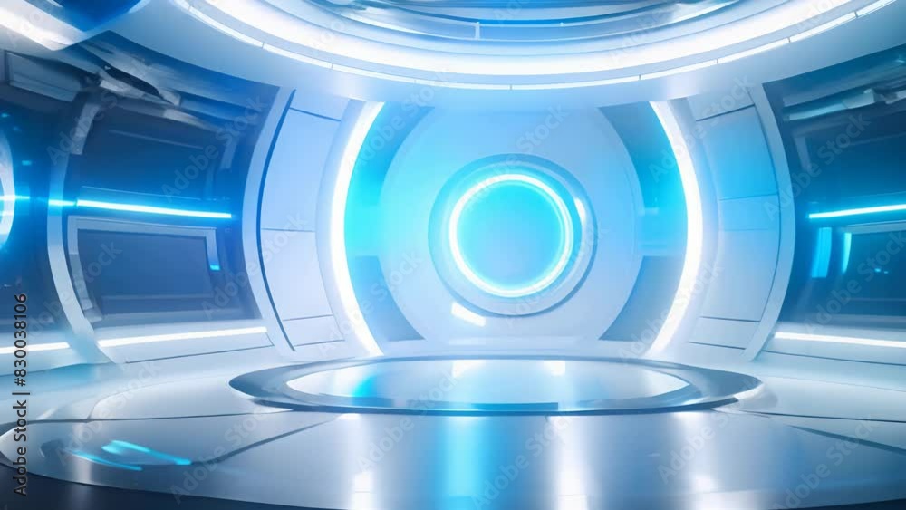 podium Futuristic showcase with platform for product displaying. Empty modern stage display. Seamless looping motion design. Video animation Ultra HD 4K 3840x2160
podium Futuristic showcase with platform for product displaying. Empty modern stage display. Seamless looping motion design. Video animation Ultra HD 4K 3840x2160