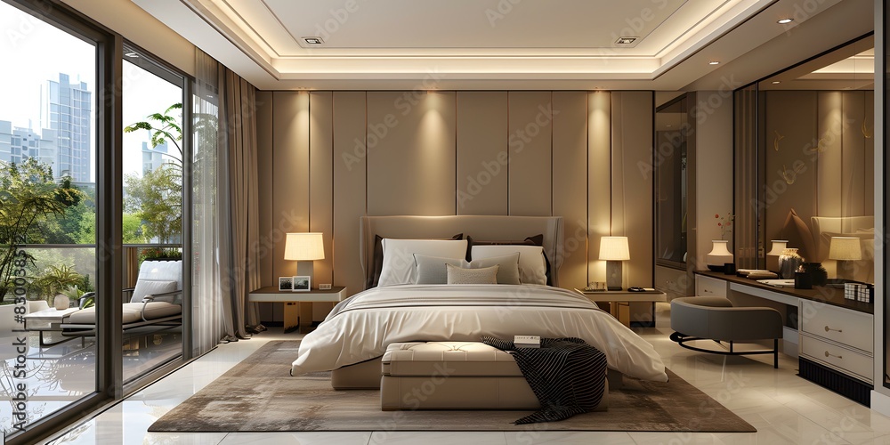 Modern bedroom interior design Modern bedroom interior design