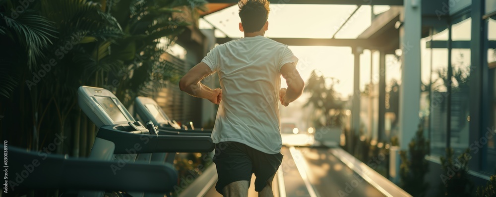 Fototapeta premium Exercising Regularly: A Path to Enhanced Mental Well-being