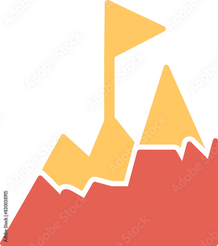 Milestone Vector Icon