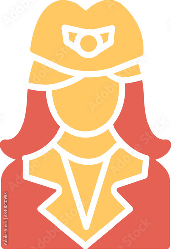 Flight Attendant Vector Icon