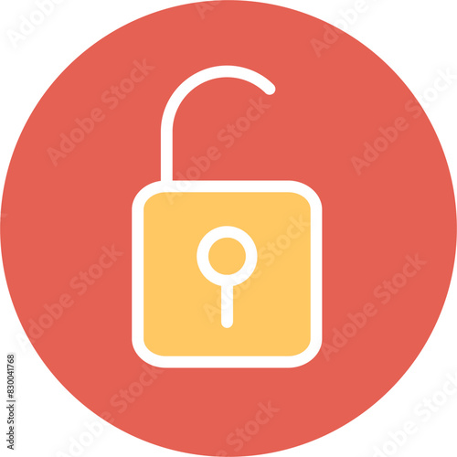 Open Lock II Vector Icon