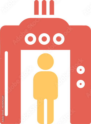 Airport Security Vector Icon