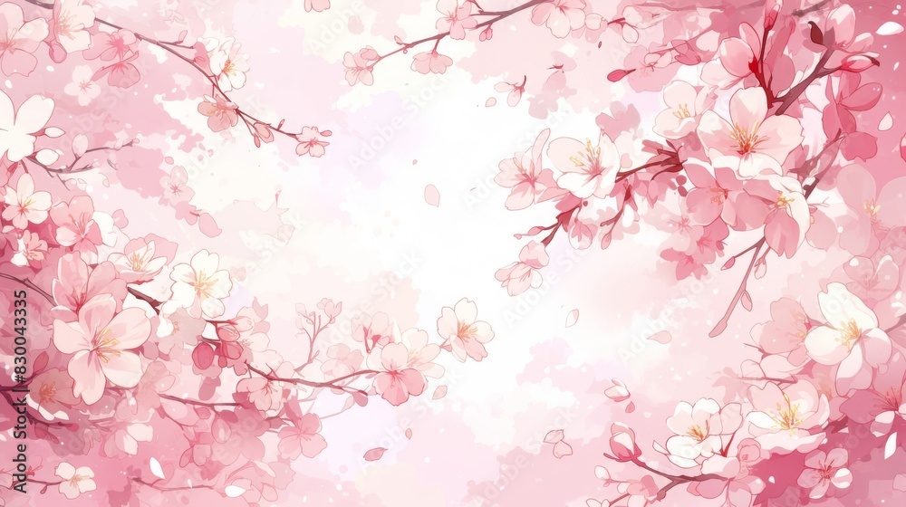 Floral boarder frame copy space background Floral boarder frame copy space background