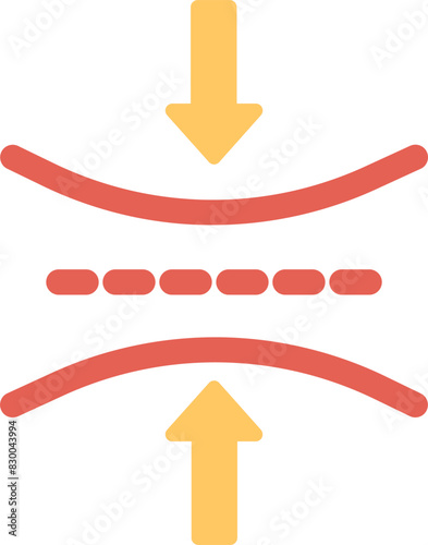 Elasticity Vector Icon