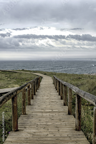 Tranquil Sunset at Carriagem Beach  Portugal