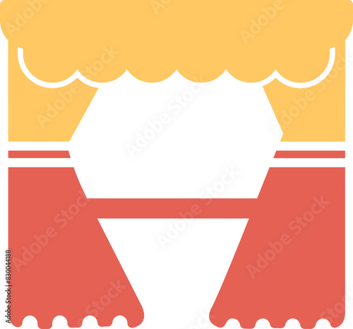 Curtains Vector Icon