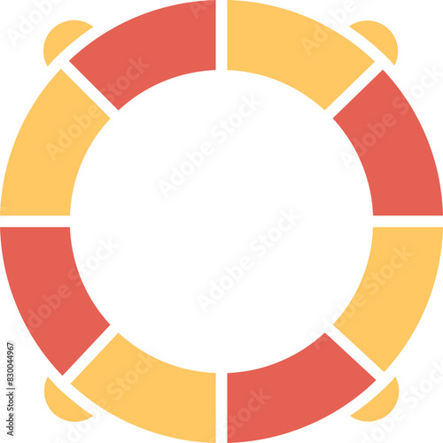 Life Saving Tube Vector Icon