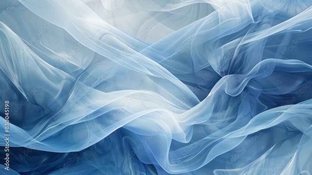 Flowing blue lines with crystalline patterns and light shimmer in a frosty abstract wallpaper backdrop Flowing blue lines with crystalline patterns and light shimmer in a frosty abstract wallpaper backdrop
