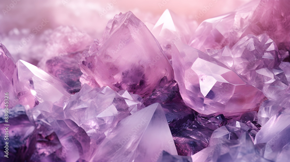 Digital amethyst geometric abstract graphics poster background Digital amethyst geometric abstract graphics poster background