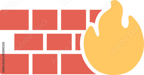 Firewall Vector Icon