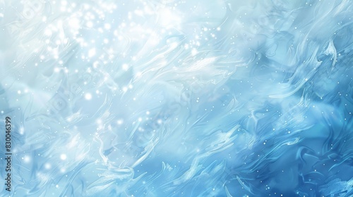 Wallpaper Mural Winter-themed background with ice-like textures smooth gradients and frosty light sparkle backdrop Torontodigital.ca