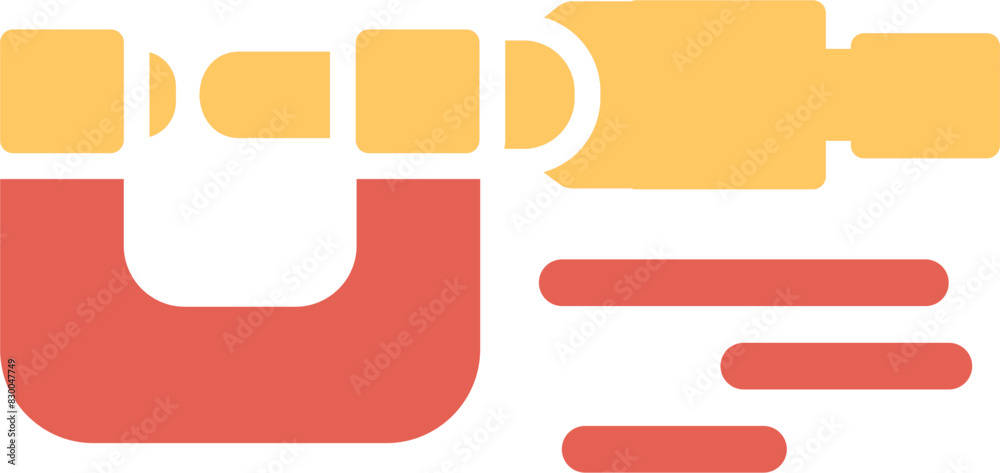 Micrometer Vector Icon