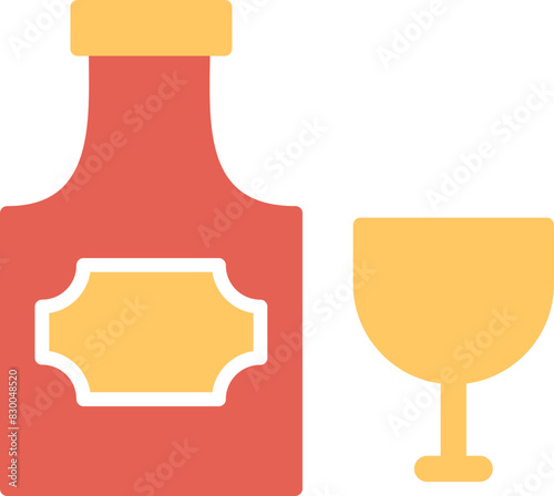 Bottle of Rum Vector Icon