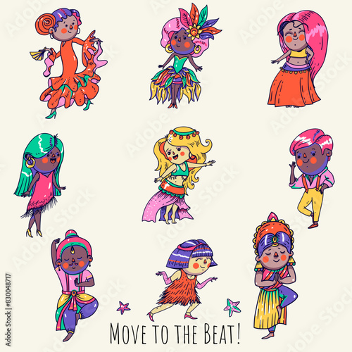 Whimsical Dancers, Cute Modern and Cassic Dance Style