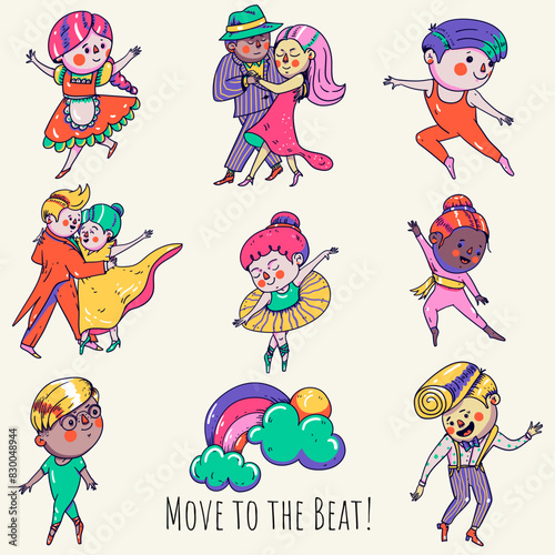 Whimsical Dancers, Cute Modern and Cassic Dance Style