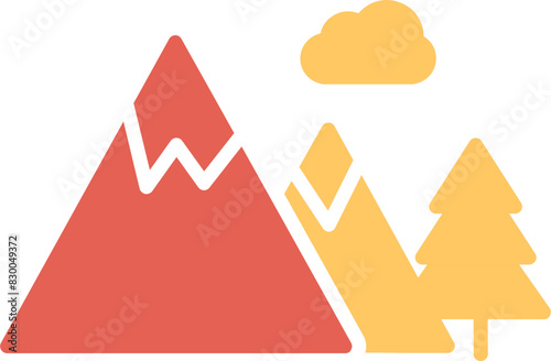 Mountain Vector Icon