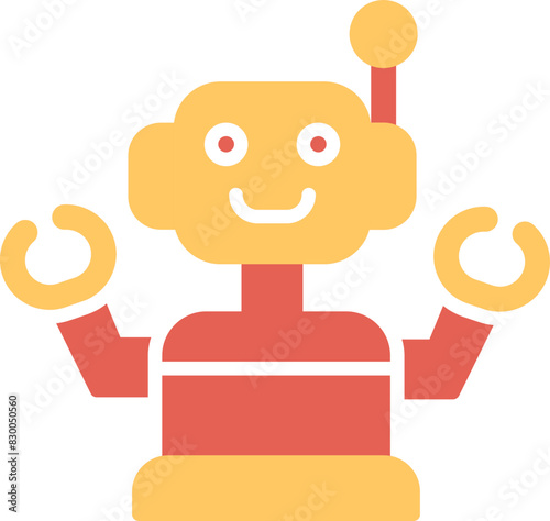 Industrial Robot III Vector Icon