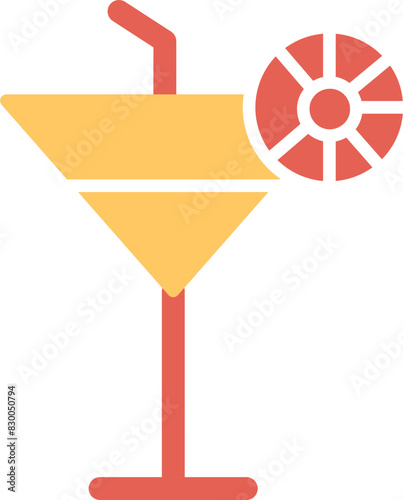 Cocktail Drink Vector Icon