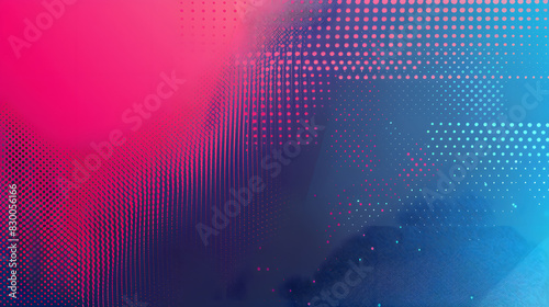 Vector halftone gradient effect. Vibrant abstract background gradient background. Generative AI. photo