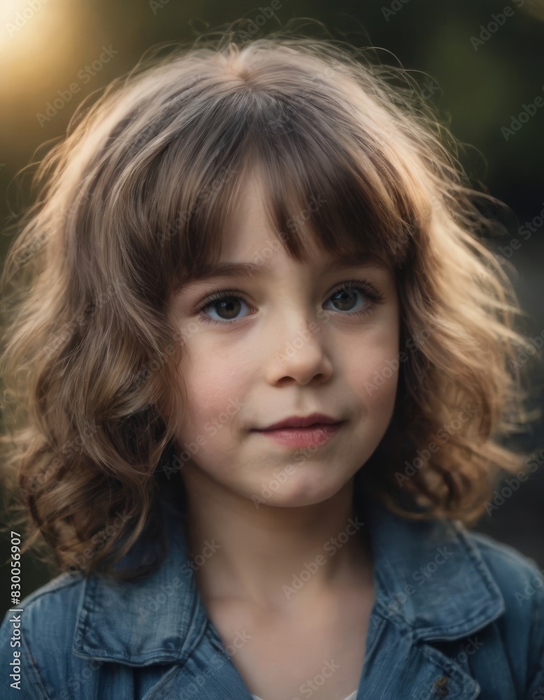 portrait of a little girl portrait of a little girl