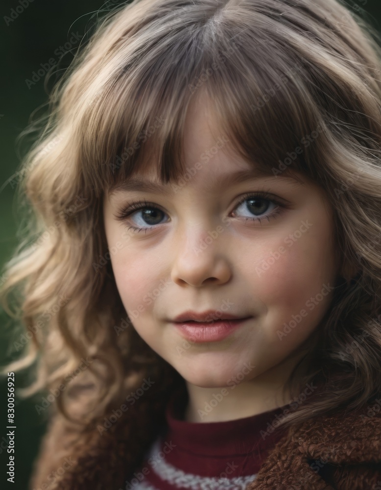 portrait of a little girl portrait of a little girl